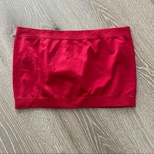 Red Bandeau Bralette